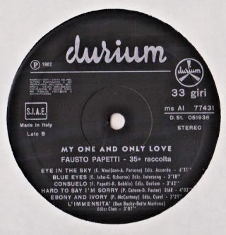 Fausto Papetti 35a Raccolta LP 1982 Durium