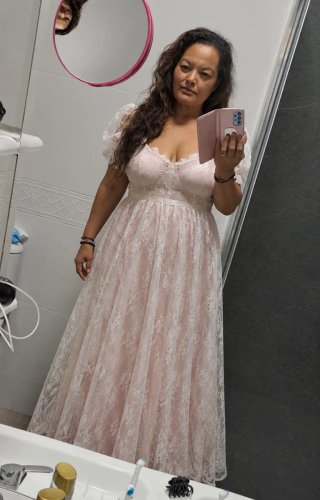 Vestido de novia romántico