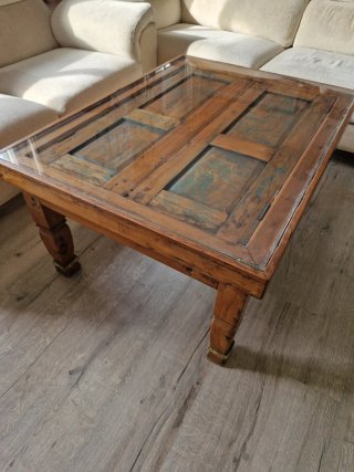 Mesa de Centro de Madera Maciza
