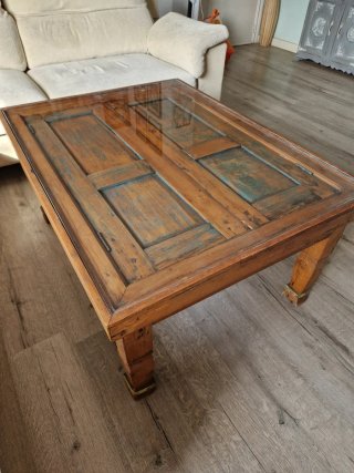 Mesa de Centro de Madera Maciza