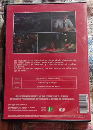 Cumpleaños Mortal DVD (Español)