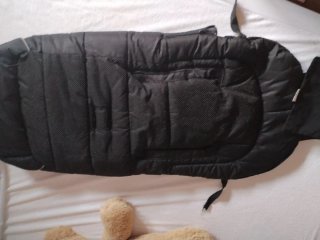 Saco para carrito de bebé negro