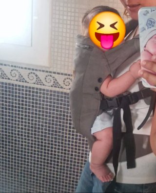 Mochila Portabebés Gris Jané