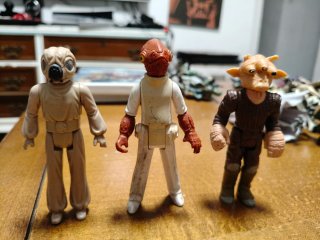 Lote Figuras Star Wars Kenner de los años 80