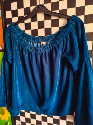 Top Hollister Azul Talla XS