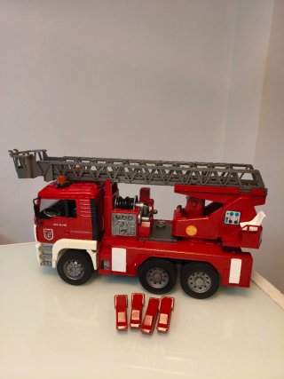 Camión Bomberos Bruder Escalera