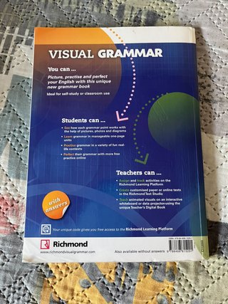 Libro Inglés Visual Grammar Elementary A2 Richmond