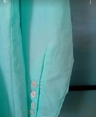 Blusa Patrizia Turquesa Talla M Alt.85 Hombros 44