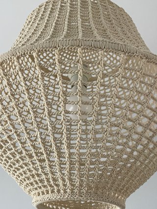 Set de 2 Lámparas de Crochet