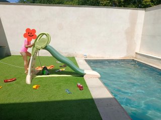 Tobogán infantil Smoby para piscina