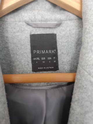 Abrigo gris Primark