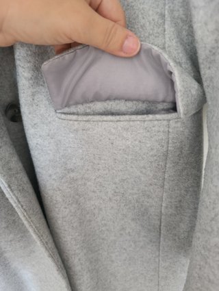 Abrigo gris Primark