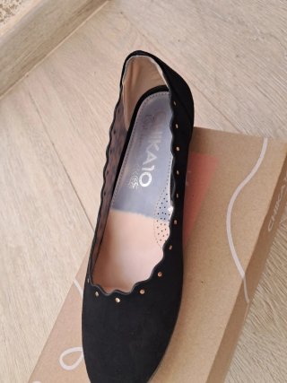 Bailarinas Chika10 negras tachuelas T39 nuevas