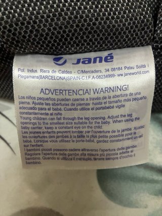 Mochila Portabebés Jane Gris