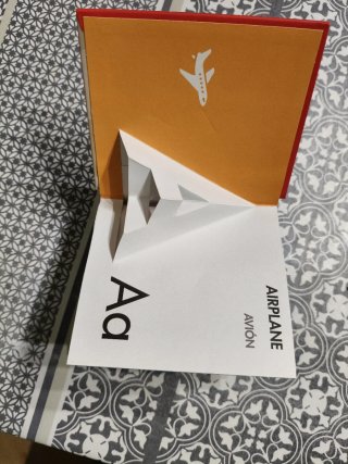 De la A a la Z letras pop-up