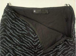 Minifalda John John Negra Talla S