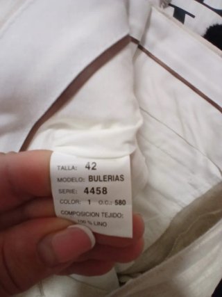 Traje de Lino Beige