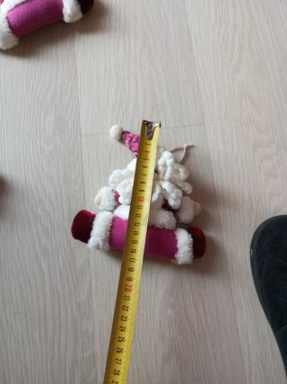 Lote 10 adornos Navidad muñecos