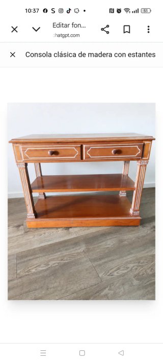 Conjunto de Muebles de Salón Clásico