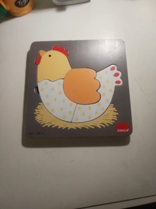 Puzzle de madera Gallina Goula