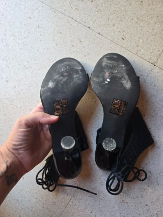 Sandalias Senso de Piel Negras