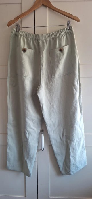 Pantalón Recto ZARA Verde Agua talla M