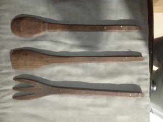 Set di Posate Artigianali in Legno