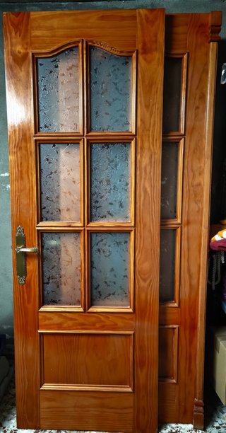Puertas de Madera con Cristal