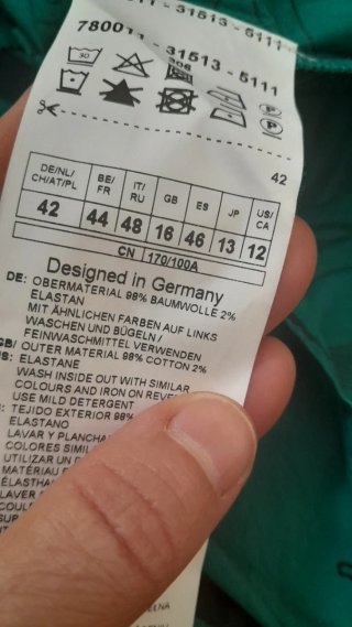 Vestito verde cotone ed elastan