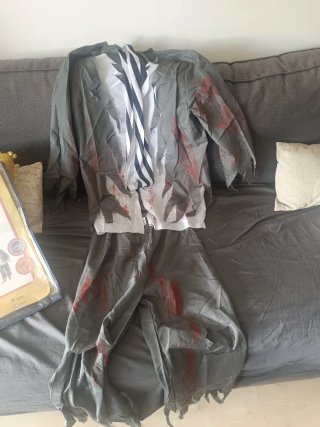Disfraz Zombie Magic Show Talla S