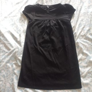 Vestido negro corto Blanco Talla S