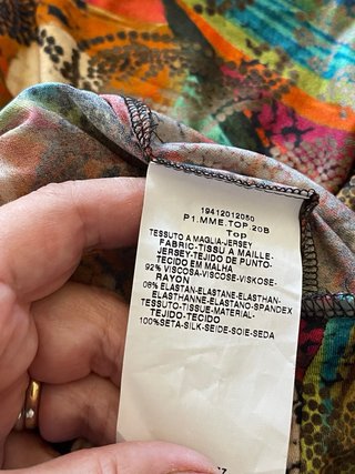 Max Mara Blusa Taglia XL Made in Italy