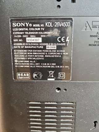 Televisor Sony Bravia Negro
