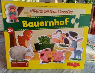 Set de 4 Puzzles de madera para niños de 1-3 años