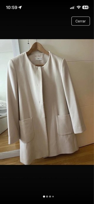 Abrigo Mango Beige