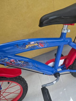 Bicicleta Spiderman 16 Azul y Roja Nueva