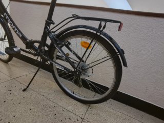 Bicicleta Moma plegable Top Class 2 negra