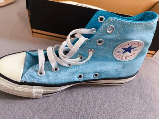 Zapatillas Altas Converse Azules
