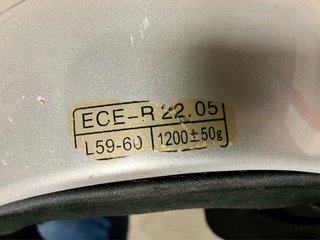 2 cascos de moto marca Hebo, tallas L i M