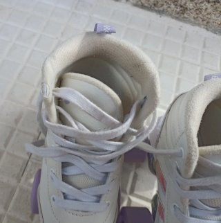 Patines Quad 100 Oxelo Lila - talla 31