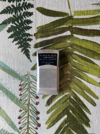 Radio de bolsillo vintage Aiwa CR-LA50 AM/FM Estér