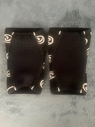 2 Rodilleras Rehband Neopreno Negras Talla XS