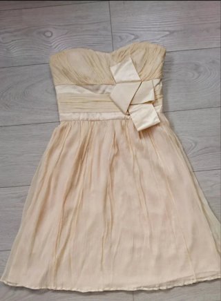 Mango Talla S - Vestido Escote Corazón
