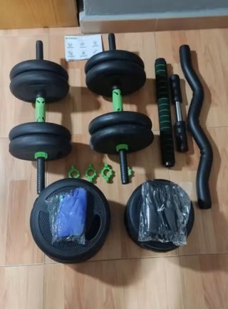 ✨NUEVO PRECINTADO✨ Juego de pesas 30Kg a estrenar