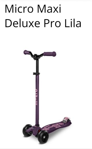 Patinete Micro Maxi Deluxe Pro Lila