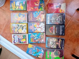 Lote Películas VHS Disney y Más
