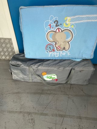 Cuna de viaje y colchón Asalvo