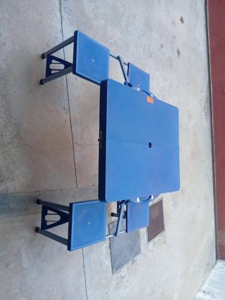 Mesa plegable camping de 4 asientos