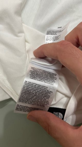 T-Shirt The North Face Bianca Taglia M