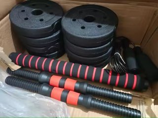 ✨NUEVO PRECINTADO✨ Juego de pesas 30Kg a estrenar